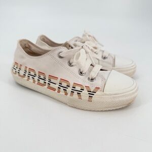 Burberry Larkhill Icon Stripe Logo Sneakers Kids 29 FLAWS